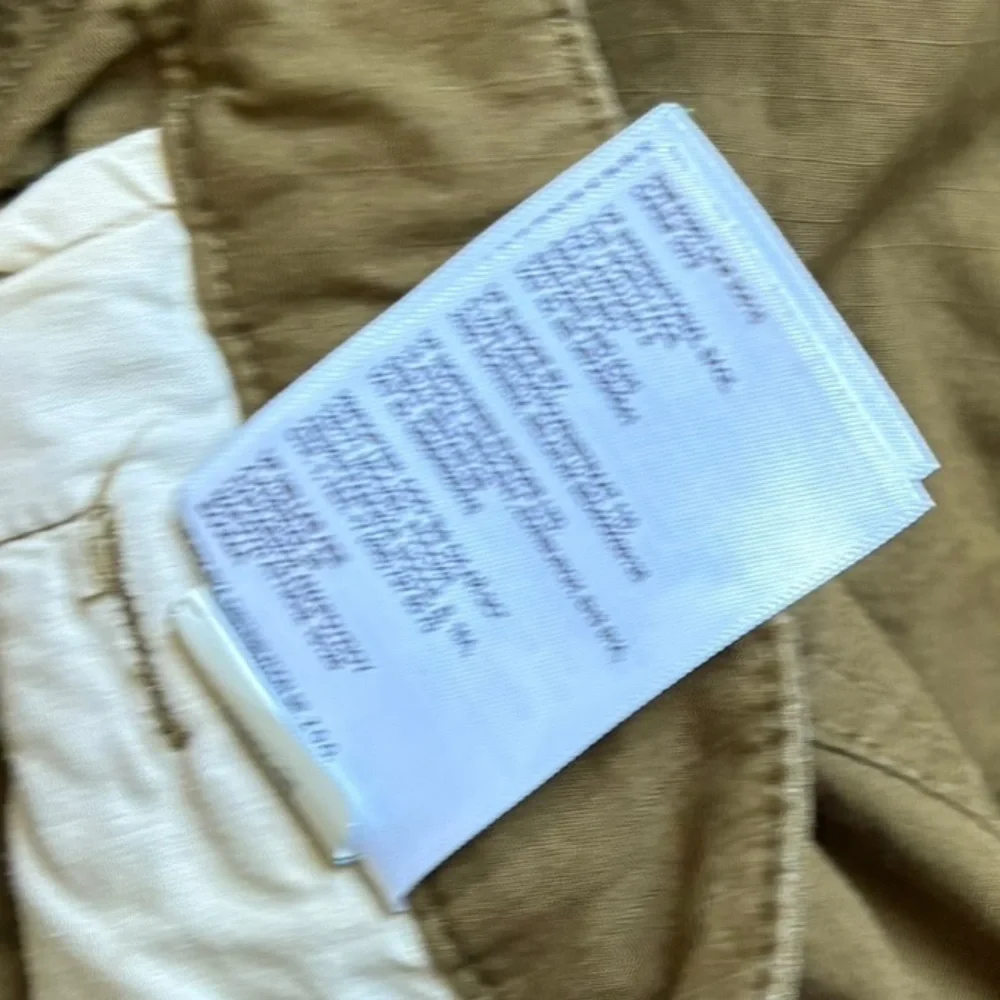 The North Face Mens Mineral Gold Ripstop Cargo PANTS Relaxed Fit size 36